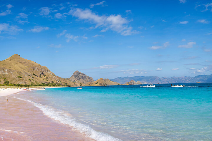 View on the beach
