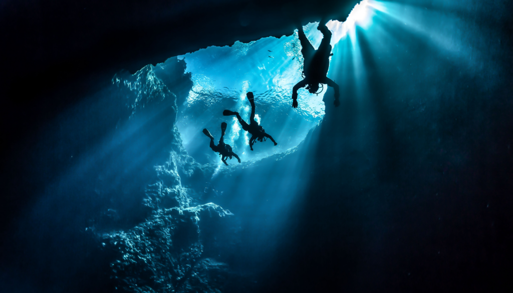 diving